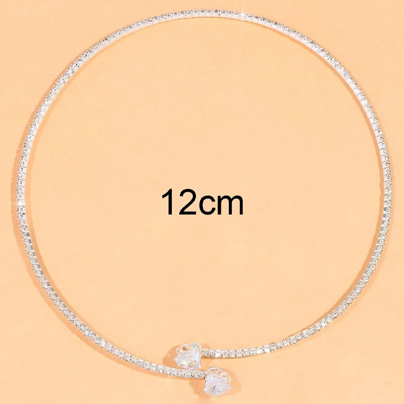 Mo's Open Rhinestone Choker