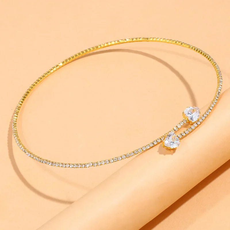 Mo's Open Rhinestone Choker